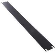 RACK PANEL, 1.72", ALUMINIUM, BLACK