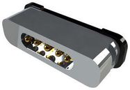 MAGNETIC CONN, PLUG, 4POS, 12V, 2A