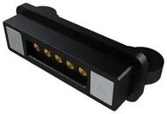 MAGNETIC CONN, R/A RCPT, 5POS, 5V, 2A