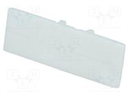 Protection; white; Width: 7.8mm; polyamide; -25÷100°C POKÓJ