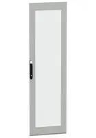 GLAZED DOOR, ENCLOSURE, STEEL/GLASS, GRY