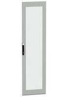 GLAZED DOOR, ENCLOSURE, STEEL/GLASS, GRY