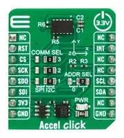 ACCEL CLICK ADD-ON BOARD, ACCELEROMETER