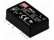 Converter: AC/DC; 3W; 85÷305VAC; 12VDC; Iout: 250mA; OUT: 1; 78%; PCB 