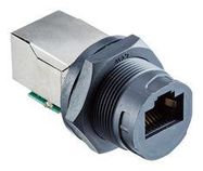 ADAPTER, IN-LINE, 8P8C, RJ45 JACK-JACK