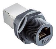 ADAPTER, IN-LINE, 8P8C, RJ45 JACK-JACK