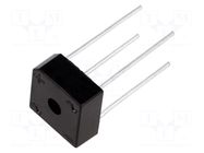 Bridge rectifier: single-phase; Urmax: 400V; Ufmax: 1.2V; If: 8A DIOTEC SEMICONDUCTOR