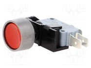 Switch: push-button; Pos: 2; SPDT; 16A/250VAC; ON-(ON); Ø12.7mm BULGIN