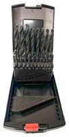 TWIST DRILL BIT SET, HSS, 19PC