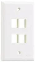 VERTICAL FACEPLATE, 4 MODULE, WHITE