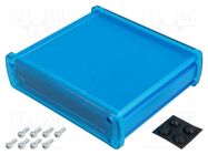 Enclosure: multipurpose; X: 146.6mm; Y: 129mm; Z: 41.6mm; aluminium GAINTA