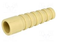 Strain relief; RG59,RG62; beige; Application: BNC plug; 10pcs. MH CONNECTORS