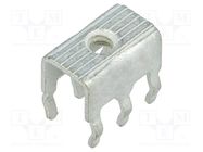 Terminal: screw terminal; THT,screw terminal; silver; 7x5mm 