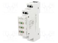 Module: voltage indicator; 3x400VAC; IP20; for DIN rail mounting 