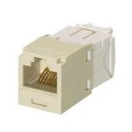 CAT6 RJ45 MODULAR JACK, 8 POSITION, 1 PORT