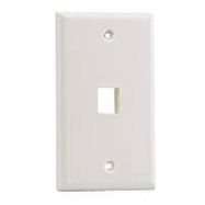 VERTICAL FACEPLATE, 1 MODULE, IVORY