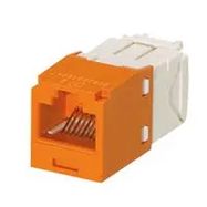 CAT6 RJ45 MODULAR JACK, 8 POSITION, 1 PORT