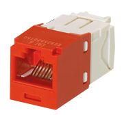 CAT6 RJ45 MODULAR JACK, 8 POSITION, 1 PORT