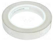 Tape: electrical insulating; W: 19mm; L: 33m; Thk: 0.18mm; white IPT