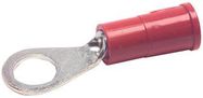 TERMINAL, RING TONGUE, #10, CRIMP, RED