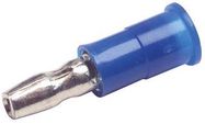 TERMINAL, MALE BULLET 0.156IN CRIMP BLUE