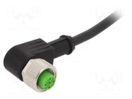 Cable: for sensors/automation; M12; PIN: 4; angled; 10m; plug; 30VAC MURR ELEKTRONIK