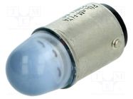 LED lamp; blue; BA15D; 230VAC POLAM-ELTA