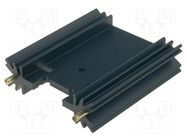 Heatsink: extruded; TO220,TO3P; black; L: 50.8mm; W: 45mm; H: 12.7mm FISCHER ELEKTRONIK