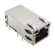 MOD CONN, R/A RJ45 JACK, 8P8C, 1PORT, TH