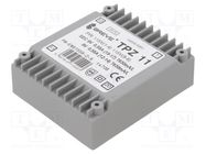 Transformer: mains; 11VA; 115VAC,230VAC; 9V; 9V; PCB; IP00 BREVE TUFVASSONS