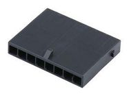 CONNECTOR HOUSING, PLUG, 8POS, 3MM