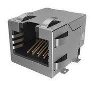 MOD CONN, R/A RJ45 JACK, 8P8C, 1X1 PORT