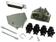 D SUB CONN, PLUG, DB, 25POS, SOLDER CUP