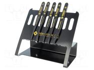 Tweezers-set; ESD; 6pcs; 400g BERNSTEIN