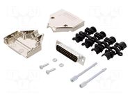Connector: D-Sub; PIN: 25; plug; male; straight; soldering MH CONNECTORS