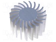 Heatsink; LED; Ø: 70mm; H: 37.5mm FISCHER ELEKTRONIK