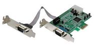 SERIAL CARD, PCIE/RS232, 2PORT