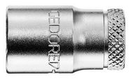 SOCKET, HEX, CRV, 1/4" DRIVE, 13MM