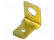 Terminal: flat; 6.3mm; 0.8mm; male; M4; non-insulated; screw; brass BM GROUP