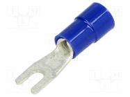 Tip: fork; M2,5; Ø: 2.6mm; 1.5÷2.5mm2; crimped; for cable; insulated BM GROUP