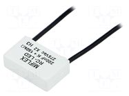 Filter: RC; 275VAC; 200nF; 150kΩ; THT; 26.5x8.5x16.5mm; 80mm MIFLEX
