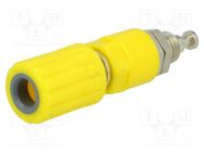 Connector: 4mm banana; socket; 36A; 30VAC; 60VDC; Cutout: Ø6mm ELECTRO-PJP