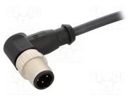 Connector: M12; plug; PIN: 4; male; A code-DeviceNet / CANopen HARTING