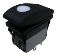 ROCKER SWITCH, DPDT, 16A, 12VDC