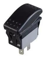 ROCKER SWITCH, DPDT, 16A, 250VAC