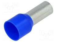 Tip: bootlace ferrule; insulated; copper; 16mm2; 12mm; tinned; blue BM GROUP