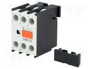 Auxiliary contacts; Leads: screw terminals; front; BF LOVATO ELECTRIC