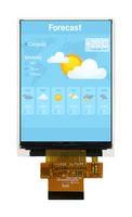 LCD TFT MODULE, 3.2", 240 X 320P, RGB