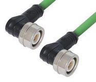 SENSOR CORD, 4P M12 R/A PLUG-R/A PLUG/1M