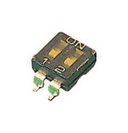 DIP SW, SPST-NO, 0.025A/24VDC, 2POS, SMD